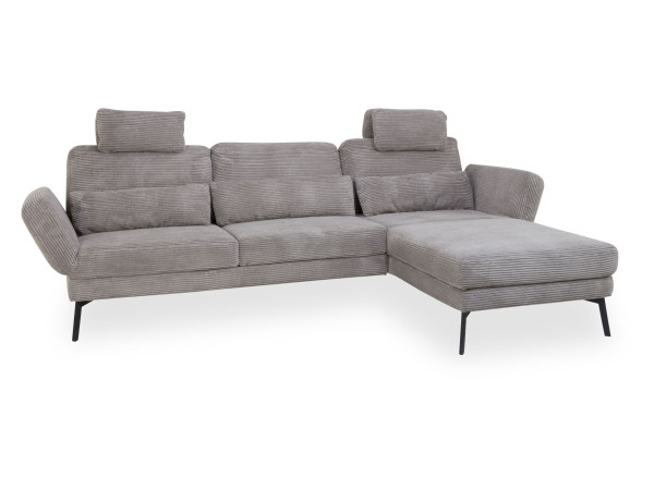 Polsterecke CHANGE in Stone aus Stoff
