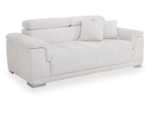 Vorschau: Sofa 2-Sitzer FONDI in beige aus Stoff Vorschau: Sofa 2-Sitzer FONDI in beige aus Stoff