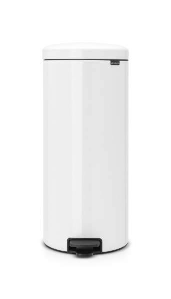 Abfalleimer in weiß