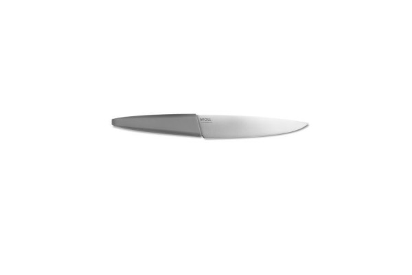 Kochmesser WOLL Dove CUTTING EDGE in grau aus Metall