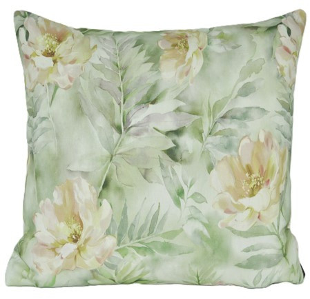 Kissenhülle MARIE in grün aus Baumwolle