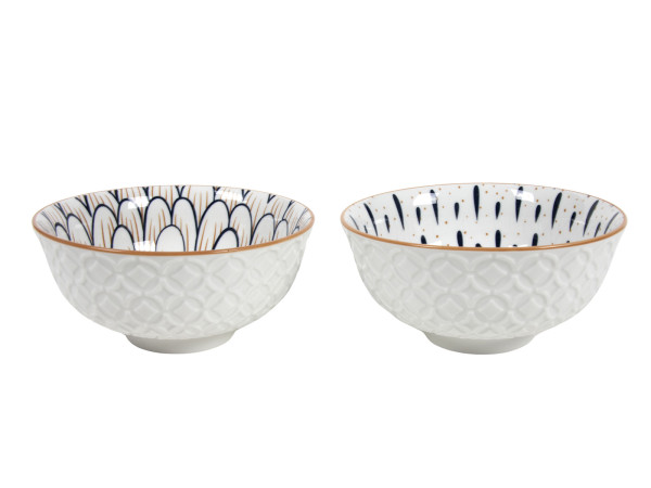 Schale YAMATA in mehrfarbig aus Steinzeug