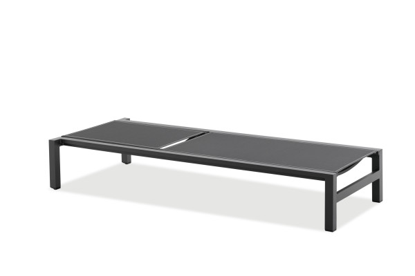 Gartenliege FLAD in schwarz