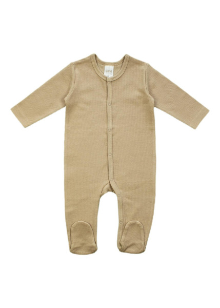 Schlafanzug 1tlg. beige in beige aus Baumwolle