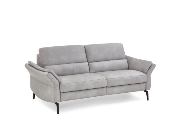 Sofa 2,5 Sitzer MONDO MAGUL in ecru aus Leder