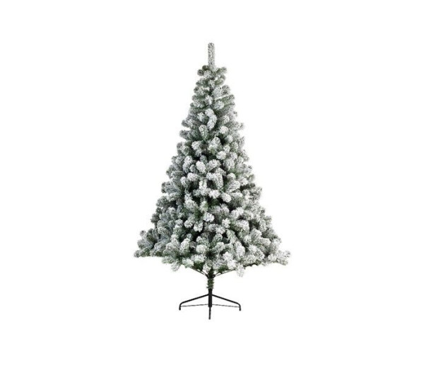 Weihnachtsbaum SNOWY PINE in weiß/grün aus Kunststoff