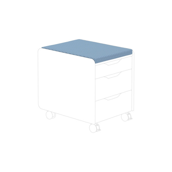 Sitzpolster PAIDI TEENIO in blau aus Polyester