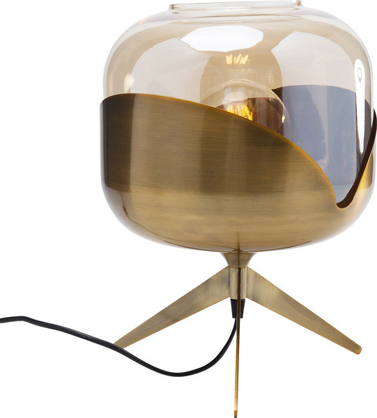 Tischleuchte Golden GobletBall in mehrfarbig aus Glas
