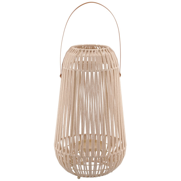 Windlicht in natur aus Aluminium