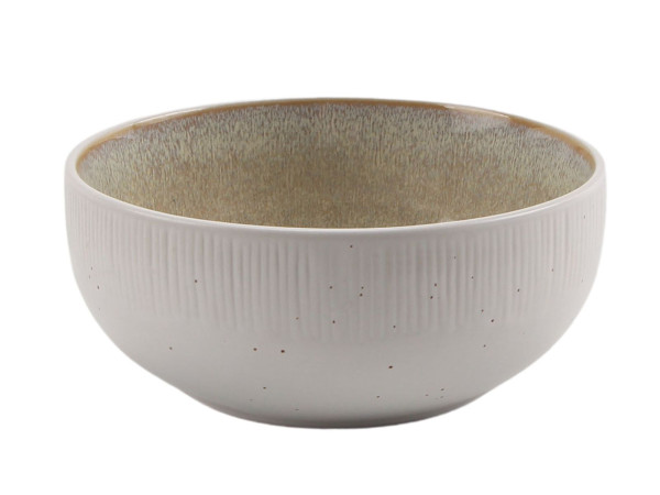 Müslischale TZIA in beige aus Steinzeug