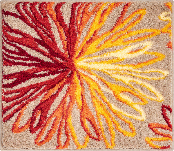 WC-Vorlage ART in mehrfarbig aus Polyacryl