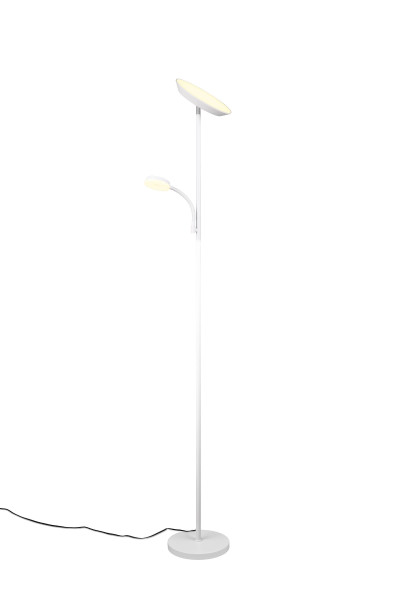Stehleuchte SPECTER in weiß aus Materialmix