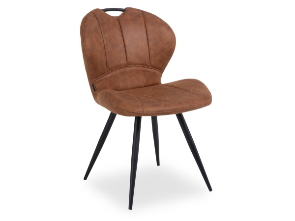 Polsterstuhl HARPER MOLAI in cognac