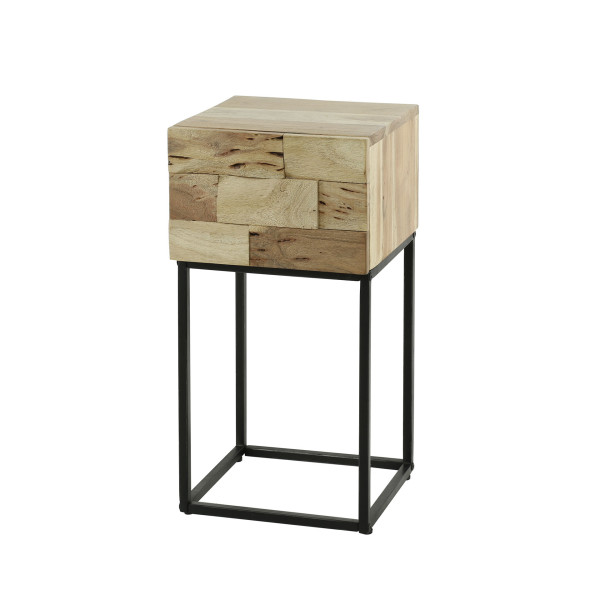 Nachttisch MILL XS in hellbraun aus Holz
