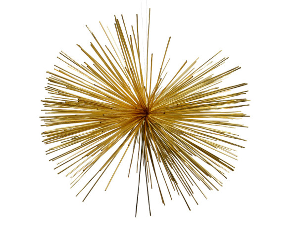 Christbaumschmuck Hänger STELLA gold in goldfarben aus Kunststoff
