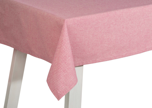 Tischdecke FARO in pink aus Mischgewebe