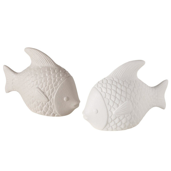 Dekofigur LUCE in mehrfarbig aus Porzellan