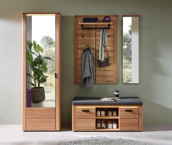 Garderobenset vito CAMBRA in Buche aus Holz