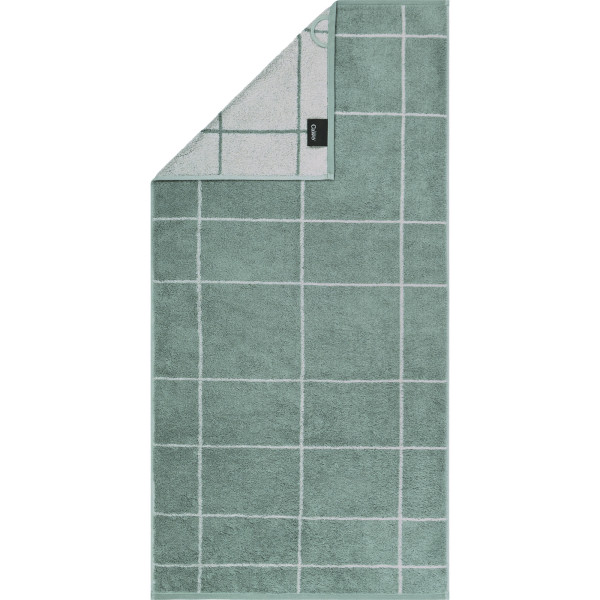 Handtuch ATELIER Lines in Schiefer aus Baumwolle