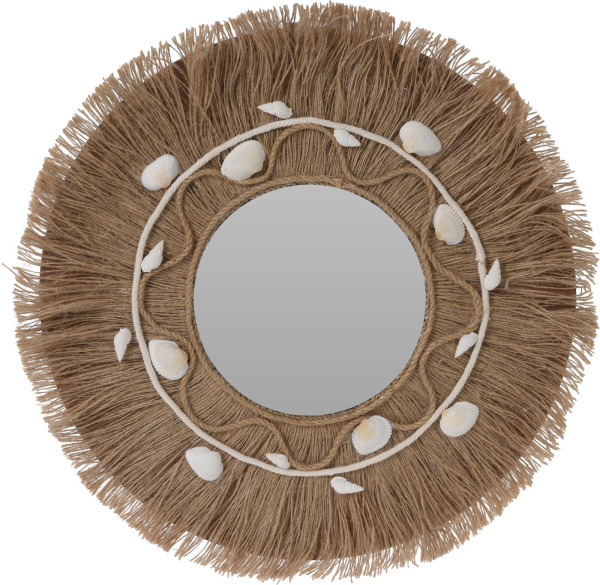 Wandspiegel in natur aus Glas