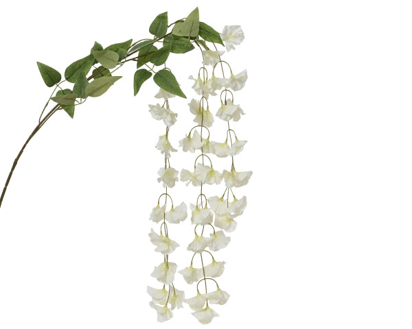Kunstblume HANA weiss in weiß aus Polyester