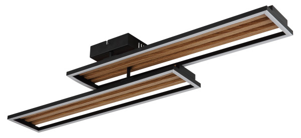 Deckenleuchte DAKARI I in schwarz aus Metall