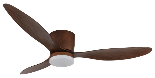 Deckenventilator ARMANDO in HOLZOPTIK aus Metall