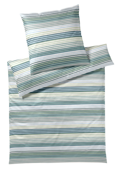 Bettwäsche RIO Satin in mint aus Mischgewebe