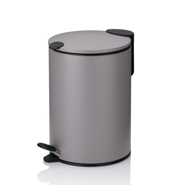 Kosmetikeimer MATS grau in grau aus Metall