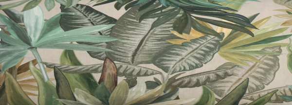 Tischläufer BOTANICO in Salbei aus Baumwolle