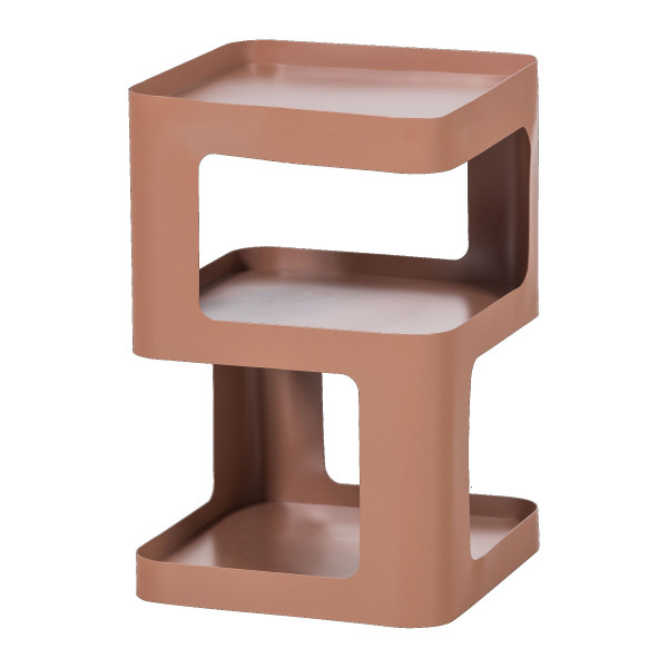 Beistelltisch WOOOD RIV in rosa aus Metall