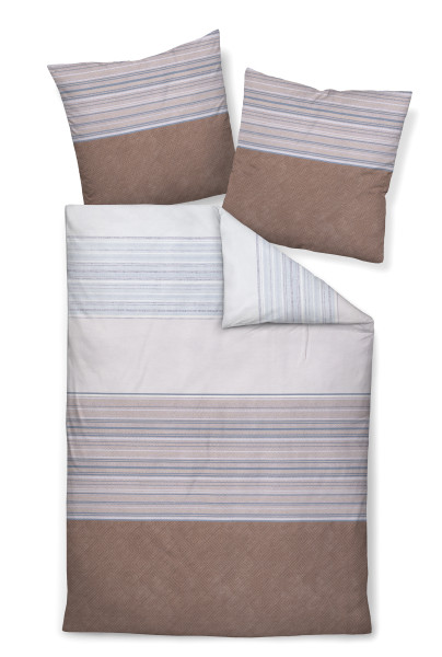 Bettwäsche MOMENTS Mako-Satin aus Baumwolle