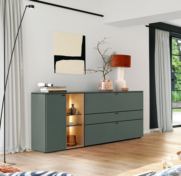 Sideboard VENJAKOB VANYA in smaragd aus Lack