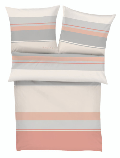 Bettwäsche Satin BUGATTI in rosa aus Baumwolle