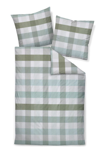 Bettwäsche MOMENTS Mako-Satin aus Baumwolle