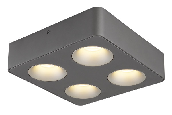 LED Strahler HANGARAU in mehrfarbig aus Aluminium