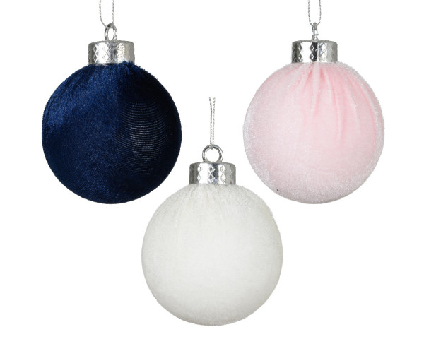 Weihnachtskugel SARA in mehrfarbig aus Kunststoff