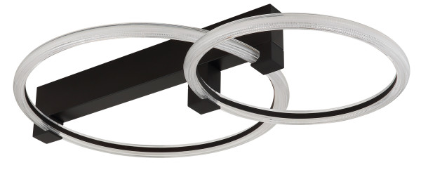 Deckenleuchte FLETCHER in schwarz aus Metall