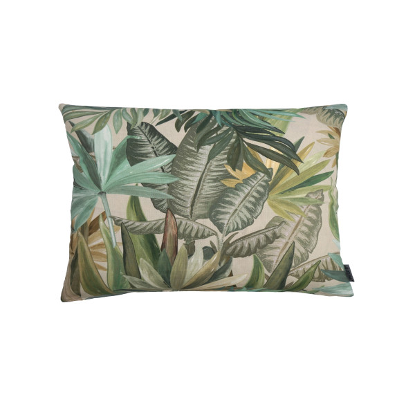 Kissenhülle BOTANICO in Salbei aus Baumwolle
