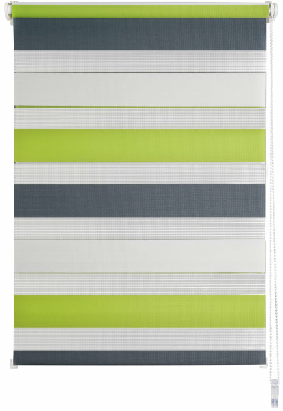 Doppelrollo KLEMMFIX JUST in mehrfarbig aus Polyester