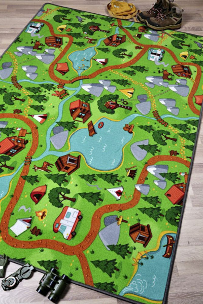 Spielteppich OUTDOOR in mehrfarbig aus Polyacryl