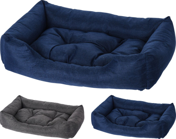 Heimtierkorb BED in schwarz aus Polyester