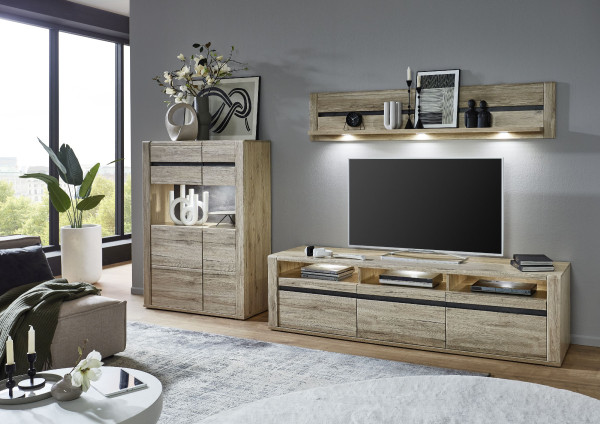 Wohnwand HARPER ILKLEY in San Remo aus Dekor