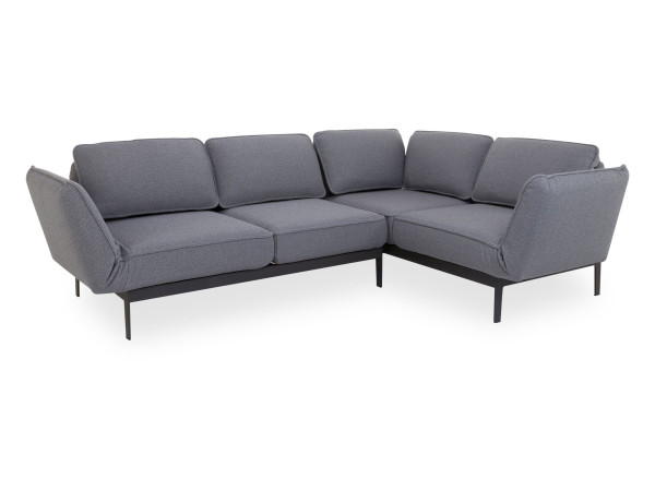 Polsterecke ROLF BENZ MERA 386 in grau aus Stoff