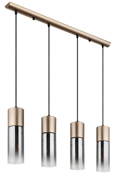 Hängeleuchte ANNIKA in Cappuccino aus Metall