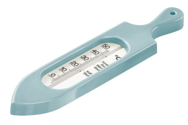 Badethermometer in türkis aus Kunststoff