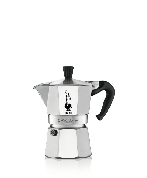 Espressokocher BIALETTI in silberfarben aus Aluminium