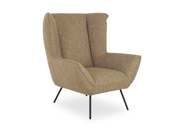 Sessel MONDO MATTA in yellow aus Stoff