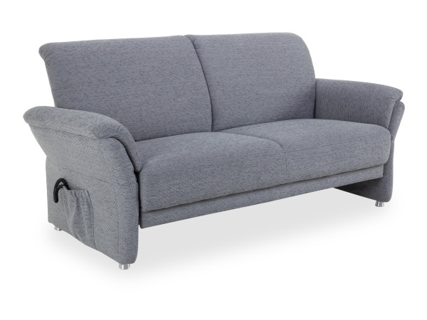 Sofa 2,5 Sitzer ANDORRA in eisgrau aus Stoff