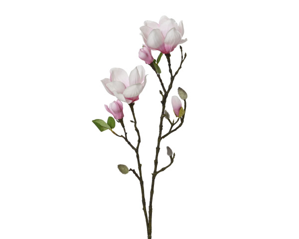 Kunstblume MAGNOLIE in rosa aus Polyester